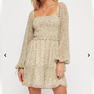 (XL) Dynamite Ethereal Dress Moss Green Wedding Guest Spring Light Formal Casual